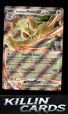 Team Rocket's Persian ex - 150/182 150/182 Pokemon Double Rare SV10: Destined Ri