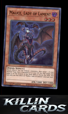 1st Edition Malice, Lady of Lament ETCO-EN035 YuGiOh Super Rare Eternity Code Ca