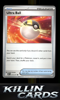 Ultra Ball - 213/217 213/217 Pokemon Common ME: Ascended Heroes Card NM