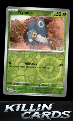 Reverse Holofoil Nymble - 020/193 020/193 Pokemon Common SV02: Paldea Evolved Ca