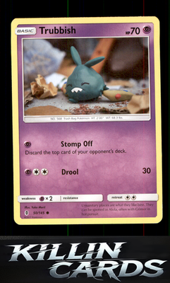 Trubbish 50/145 Pokemon Common SM - Guardians Rising Card NM