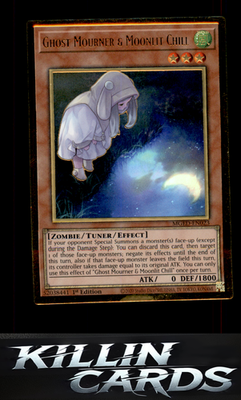 1st Edition Ghost Mourner & Moonlit Chill (Alternate Art) MGED-EN023 YuGiOh Prem