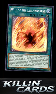 1st Edition Will of the Salamangreat SOFU-EN053 YuGiOh Common Soul Fusion Card N