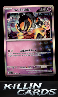 Iron Boulder 046/131 Pokemon Rare SV: Prismatic Evolutions Card NM