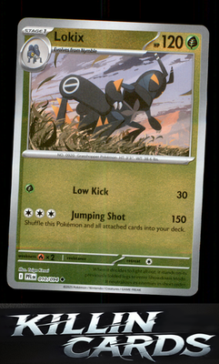 Reverse Holofoil Lokix 010/094 Pokemon Uncommon ME02: Phantasmal Flames Card NM