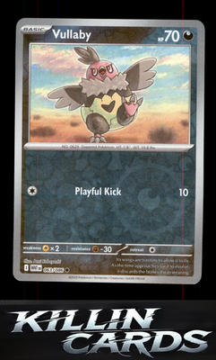 Reverse Holofoil Vullaby 063/086 Pokemon Common SV: White Flare Card NM