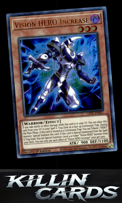 1st Edition Vision HERO Increase GFP2-EN057 YuGiOh Ultra Rare Ghosts From the Pa