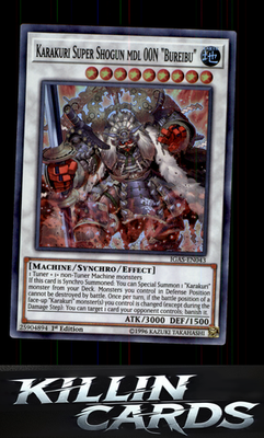 1st Edition Karakuri Super Shogun mdl 00N "Bureibu" IGAS-EN043 YuGiOh Super Rare