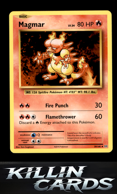 Magmar 20/108 Pokemon Uncommon XY - Evolutions Card NM