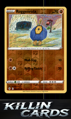 Reverse Holofoil Roggenrola 086/203 Pokemon Common SWSH07: Evolving Skies Card N