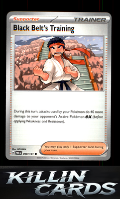 Black Belt's Training - 098/131 098/131 Pokemon Common SV: Prismatic Evolutions