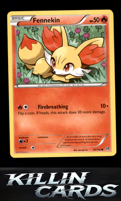Fennekin 25/162 Pokemon Common XY - BREAKthrough Card NM