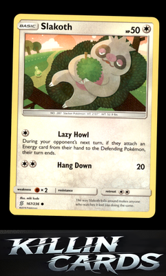 Slakoth (167) 167/236 Pokemon Common SM - Unified Minds Card NM