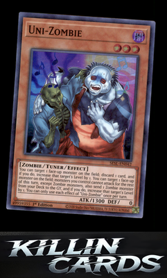 1st Edition Uni-Zombie SESL-EN042 YuGiOh Super Rare Secret Slayers Card NM