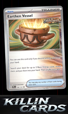 Earthen Vessel 106/131 Pokemon Uncommon SV: Prismatic Evolutions Card NM