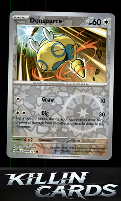 Reverse Holofoil Dunsparce 079/131 Pokemon Common SV: Prismatic Evolutions Card