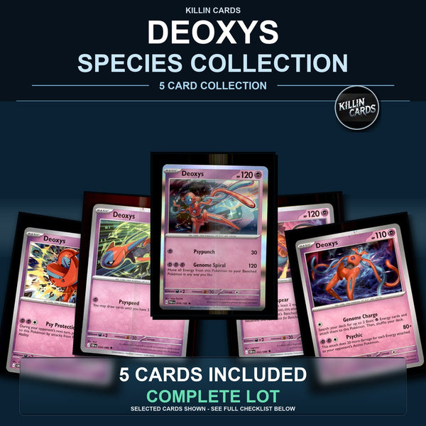 Pokemon TCG Deoxys Species Collection 5 Different Cards
