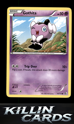Gothita (70) 70/113 Pokemon Common Legendary Treasures Card LP