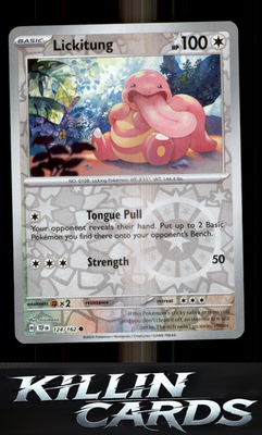 Reverse Holofoil Lickitung - 124/162 124/162 Pokemon Common SV05: Temporal Force