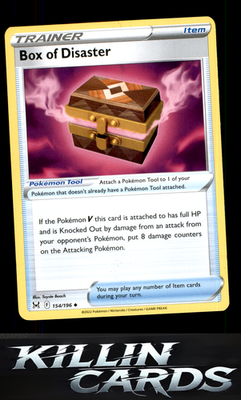 Box of Disaster 154/196 Pokemon Uncommon SWSH11: Lost Origin Card NM