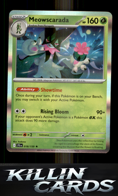 Meowscarada 018/159 Pokemon Rare SV09: Journey Together Card NM