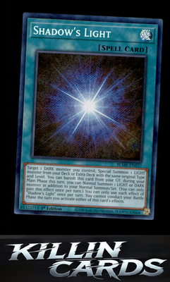 1st Edition Shadow's Light BLMR-EN037 YuGiOh Secret Rare Battles of Legend: Mons