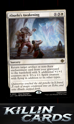 Abuelo's Awakening 1 Magic R The Lost Caverns of Ixalan Card NM