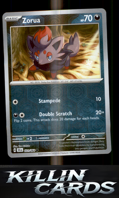 Reverse Holofoil Zorua - 031/064 031/064 Pokemon Common SV: Shrouded Fable Card