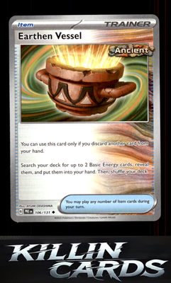 Earthen Vessel 106/131 Pokemon Uncommon SV: Prismatic Evolutions Card NM