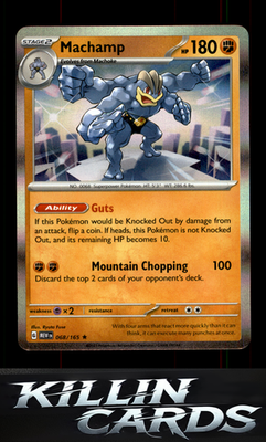 Machamp 068/165 Pokemon Rare SV: Scarlet & Violet 151 Card NM