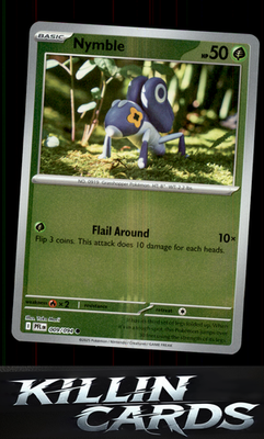 Reverse Holofoil Nymble - 009/094 009/094 Pokemon Common ME02: Phantasmal Flames
