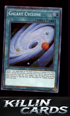 1st Edition Galaxy Cyclone SESL-EN044 YuGiOh Super Rare Secret Slayers Card NM