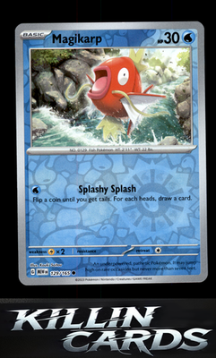 Reverse Holofoil Magikarp 129/165 Pokemon Common SV: Scarlet & Violet 151 Card N