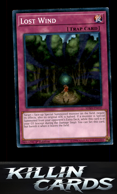 1st Edition Lost Wind SDSH-EN037 YuGiOh Common Structure Deck: Shaddoll Showdown