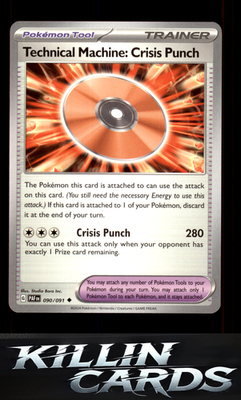 Technical Machine: Crisis Punch 090/091 Pokemon Uncommon SV: Paldean Fates Card