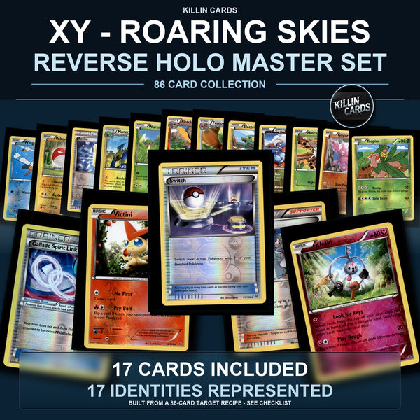 Pokemon TCG XY - Roaring Skies Reverse Holo Master Set 17 Reverse Holo Card