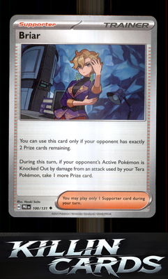 Briar 100/131 Pokemon Uncommon SV: Prismatic Evolutions Card NM