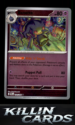 Reverse Holofoil Banette 034/084 Pokemon Uncommon ME05: Pitch Black Card NM