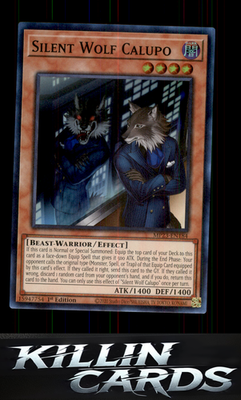 1st Edition Silent Wolf Calupo MP23-EN184 YuGiOh Super Rare 25th Anniversary Tin
