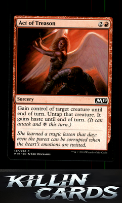 Act of Treason 127 Magic C Core Set 2019 Card NM