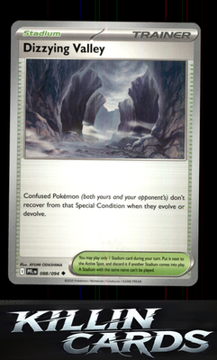 Dizzying Valley 088/094 Pokemon Uncommon ME02: Phantasmal Flames Card NM