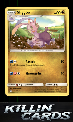 Sliggoo 93/131 Pokemon Uncommon SM - Forbidden Light Card NM