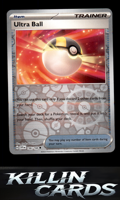 Reverse Holofoil Ultra Ball 196/198 Pokemon Uncommon SV01: Scarlet & Violet Base