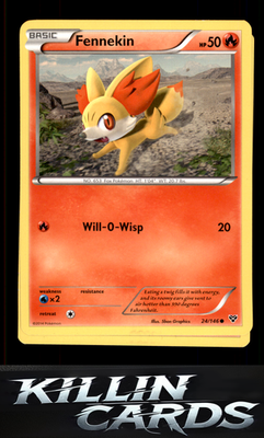 Fennekin 24/146 Pokemon Common XY Base Set Card NM