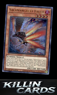 1st Edition Salamangreat Falco GFTP-EN089 YuGiOh Ultra Rare Ghosts From the Past