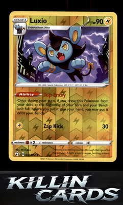 Reverse Holofoil Luxio 032/072 Pokemon Uncommon Shining Fates Card NM