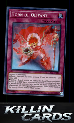 Horn of Olifant OP22-EN013 YuGiOh Super Rare OTS Tournament Pack 22 Card NM
