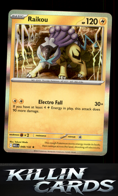Raikou 048/132 Pokemon Rare ME01: Mega Evolution Card NM