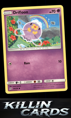 Drifloon 80/236 Pokemon Common SM - Unified Minds Card LP