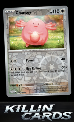 Reverse Holofoil Chansey 144/198 Pokemon Common SV01: Scarlet & Violet Base Set